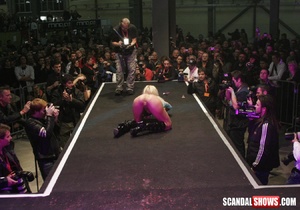 Amazing sex show models going wild and stripteasing on the stage. Tags: Public. reality, naked girls. - Picture 9