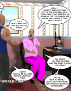 Free sex cartoons in the locker room between a white dude and a black