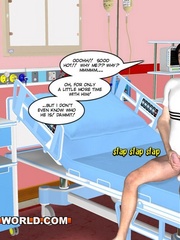 Male nurse get a good blowjob from a patient. Tags: - Picture 2