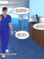 Male nurse get a good blowjob from a patient. Tags: - Picture 7
