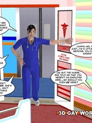 Male nurse get a good blowjob from a patient. Tags: - Picture 11