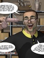 Adult cartoon of two gay dudes jerking - Picture 7