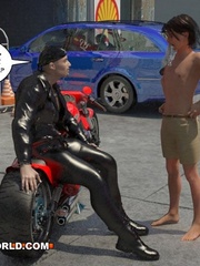 Gay fuck in the parking lot on free sex cartoons. - Picture 10