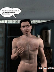 Hot gay cartoons at the prison's shower. Tags: adult - Picture 7