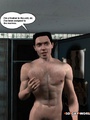 Hot gay cartoons at the prison's shower. - Picture 7