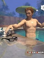 Gay cartoons sex at the pool with the - Picture 3