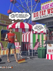Gay male cartoons having fun at the carnival. Tags: - Picture 6