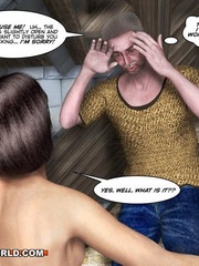 Huge cock being sucked by Edy in this free cartoon - Picture 11