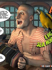 One good gay fuck at the sea in free sex cartoons. - Picture 1