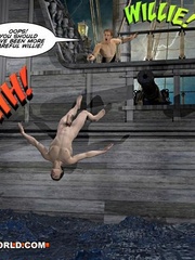 One good gay fuck at the sea in free sex cartoons. - Picture 11