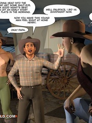 A good wild west gay ride in these gay male cartoons. - Picture 5