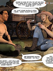 A good wild west gay ride in these gay male cartoons. - Picture 6