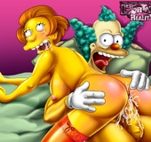 Horny Simpson toons enjoying hard cocks and big dildos as well. Tags: