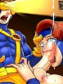 Cartoon X-Men babes enjoing huge pricks - Picture 2