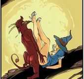 Sexy shaped blonde toon girl enjoying monster dicks in her snatch. Tags: