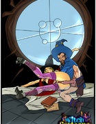 Blond witch cannot resist the massive members of the male species