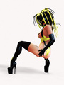 Seductive pics of 3d hotties in rubber - Picture 3