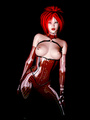 Latex dressed big boobed stunners going - Picture 6