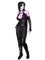 3d nasty nymphs in color latex uniform - Picture 8