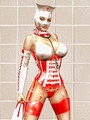Naughty 3d bumbos in latex lingerie - Picture 3