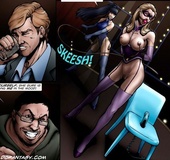 Latex dressed blonde slave get her body humiliated by hot wax and dildo.