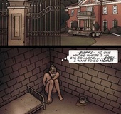 Innocent looking blonde slave beauty was sold to her new cruel master.