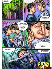 Experimenting with gay sex in this sex anime story. - Picture 2