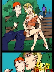 Sweet scenes of gay sex in this cartoons porno. Tags: - Picture 1