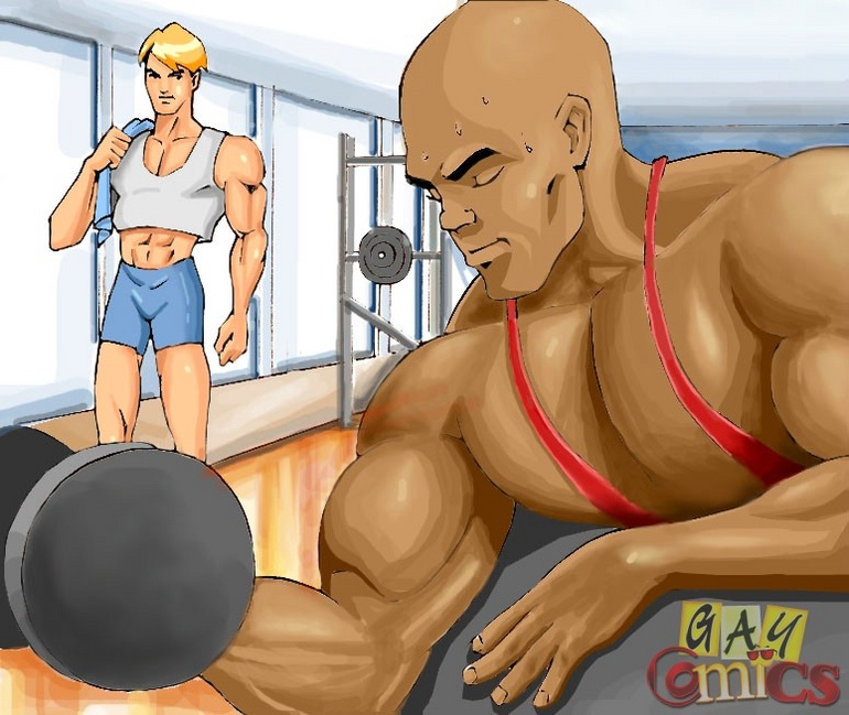 Hot free sexy gay cartoons at the gym. Tags: cartoon - Picture 1