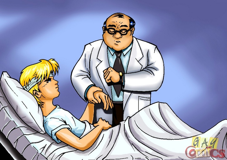 Excellent gay cartoon pics at the hospital. Tags: sex - Picture 1