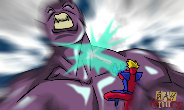 Cartoon hentai with gay monsters fucking gay humans. - Picture 4