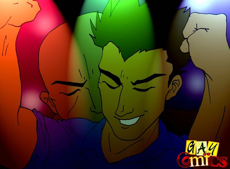 Skinny guy blowing a fat guy in xxx cartoons on this - Picture 7