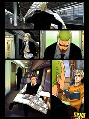Wild ass fuck in train in this sex cartoon episode. - Picture 1
