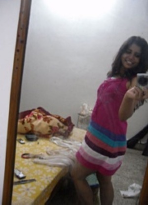 Horny indian hottie making selfshot xxx upskirt pics at home. - XXXonXXX - Pic 2