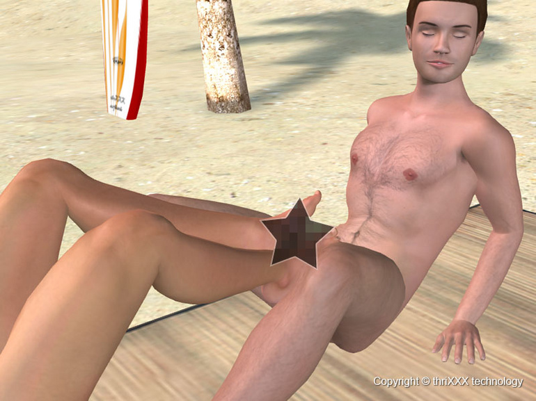 Super Hot Gay Porn Models - Super hot guys having sex on the beach. - Silver Cartoon ...