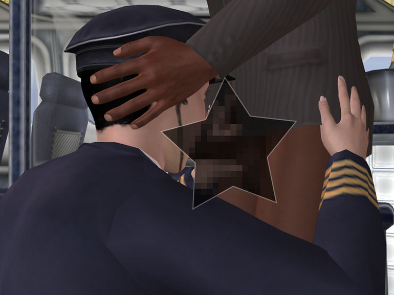Hot gay sex between a black guy and a white guy in - Picture 6