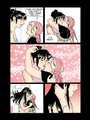 Pink haired cartoon beauty seducing her - Picture 3