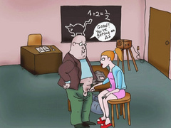 Xxx toon video of older professor asked his young - Picture 2