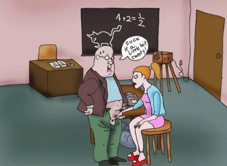Xxx toon video of older professor asked his young - Picture 3