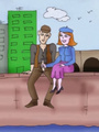 Redhead toon girlfriend willingly giving - Picture 1