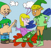 Xxx cartoon porn video of sex starving pixies enjoyng threesome action.