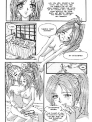 Xxx toon pics of two hentai bimbos seduced lucky guy - Picture 4