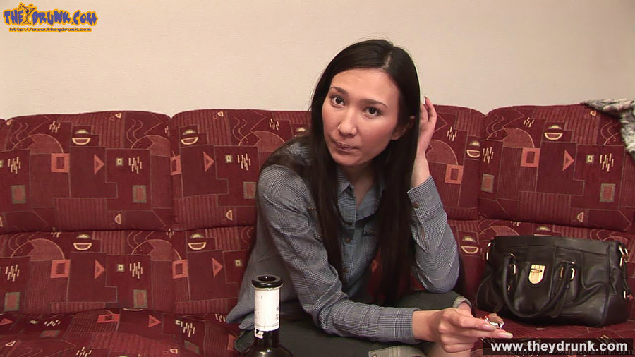 Dressed up babe fired up by wine and she reveals her tits - XXXonXXX - Pic 8