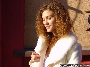 Sexy curly nymph in miniskirt get punded - XXX Dessert - Picture 2