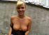 awesome blonde hottie slowly