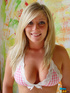 It went cumming on her colossal boobs all during hand job attack