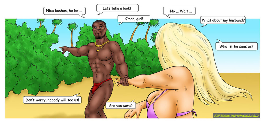 Sensually Frustrated Blond Has Come Down With A Case Of Jungle Fever Cartoontube Xxx