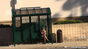 He gave her phallus-shaped dildo and had the fastest nude in public disappearance! - XXXonXXX - Pic 2