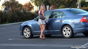 Be careful when opening car door as anyone can unfold your booty in the most shameless public fuck way - XXXonXXX - Pic 14