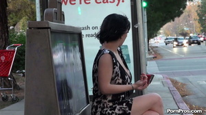 Was unluckily showered with semen in public sex way while being on the bus stop! - Picture 15